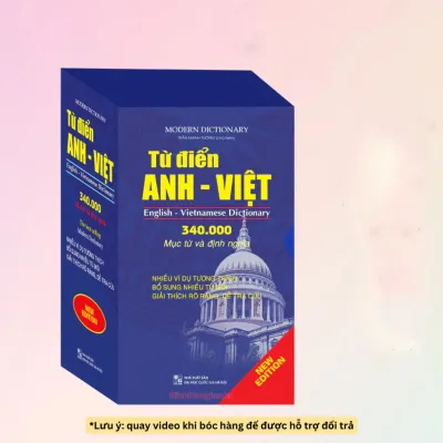 Sách - Từ điển Anh - Việt 340.000 mục từ và định nghĩa (bìa mềm)