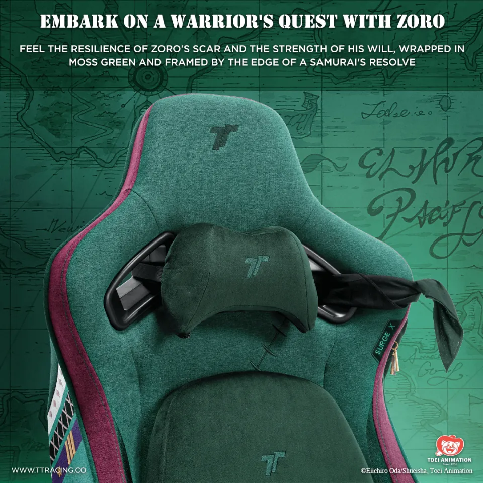 TTRacing Surge X Zoro Edition Air Threads Fabric Gaming Chair