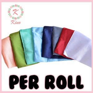 [ PER ROLL ] Kain Satin saten silk jepang souvenir/dekorasi/hiasan aksesoris hampers pernikahan