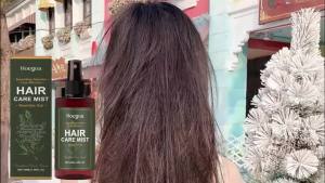 Hoegoa Herbal Hair Mist Spray Nourishing Smooth Hair Daily Scalp Care Leave In Hair Treatment for Damaged Hair Thyme & Licorice Root Extract Heat Protection