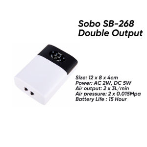 KFEI89 Sobo X Osean Master AC DC Silent Air Pump Sb168 / Sb268 / A310 / A320 Portable Air Pump