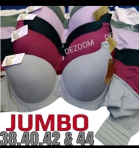 Bra ukuran Besar Tally 3288 JUMBO Berkawat Cup D kait 4 buah