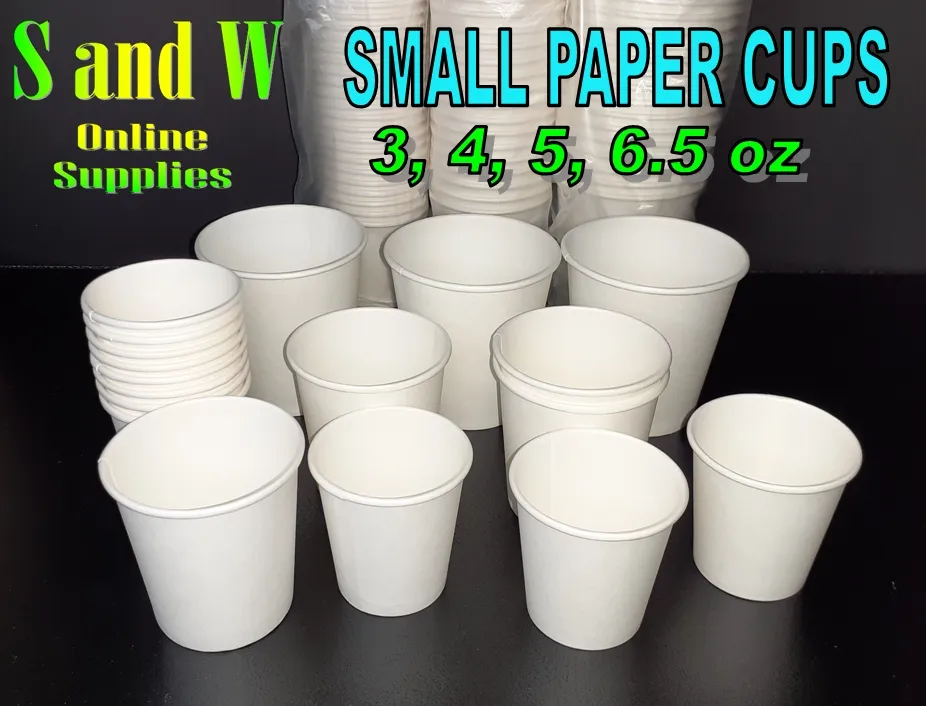 Small dixie shop cups with lids