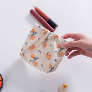 MD-T57 Tas Pouch Mini Travel Motif Elegant Penyimpanan Kosmetik Pembalut Wanita Kabel Data Earphone