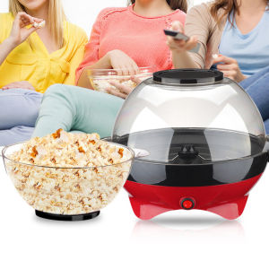 Popcorn Machine 5L Popcorn Popper Maker Nonstick Plate Electric Stirring with Quick-Heat Technology