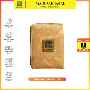 Alquran 30 Juz Lengkap Al Quran Mushaf Madinah A6 Resleting Terjemahan Ukuran Sedang Original Jabal