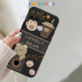 Ốp lưng Oppo Realme C12 / C15 /  C21Y / C25Y / C25 /C25S / Narzo 20/Narzo 30A/A15/ A15S / A35, in hình Bear Coffee. 