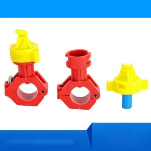CHLOCH Nhựa Vòi phun nước cho xe lu đường Bền bỉ Bánh xe thép đôi Đầu phun nước Đầu phun Phụ kiện con lăn Cho BOMAG Xe lu đường