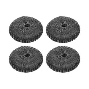 YESPERY Stainless Steel Pot Brush Long Handle Scrubbers Steel Wire Ball Brush Reusable Dish Brush Kitchen Strong Cleaning Tool