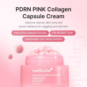 Medicube PDRN Pink Collagen Capsule Cream | Mild Hydration | Brighten dull and sagging skin