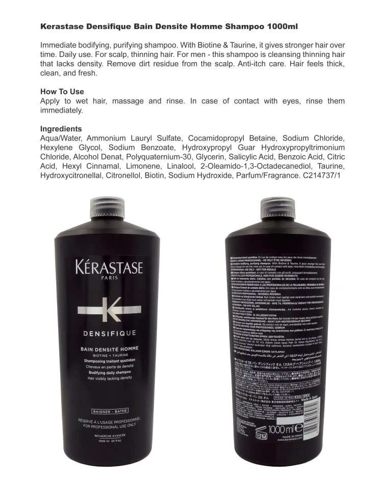 Kerastase Shampoo 1000ml RELBE BEAUTY | Lazada Singapore