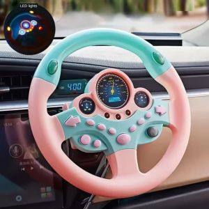 YOUSHI TOP Funny Kids Steering Wheel Creative 360° Rotation Simulate Driving Car Toy Copilot Toy Early Education Driving Simulator Toy Kids Toys