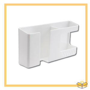 Extra Size Wall Mounted Phone Holder Remote Control Organizer hOOK Mobile Phone Charging Holder Storage Box Wall Hanger