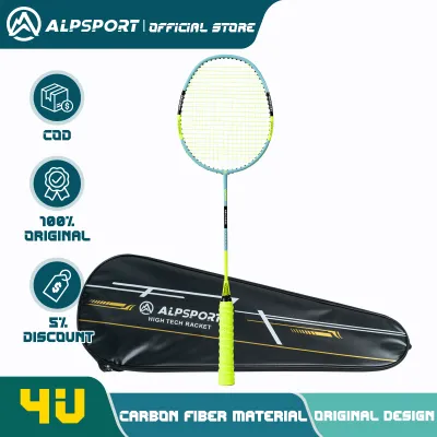 Vợt cầu lông ALPSPORT SZZ100 sợi carbon nguyên bản 10kg 4U