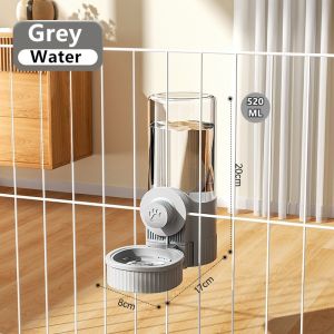Pet Cage Hanging Water Dispenser Cat Dog Automatic Water Fountain Feeder Cage Pet Food Bowl