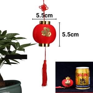 Đèn lồng đỏ chữ phúc LUDO trang trí tết trung thu chất liệu nylon kháng nước