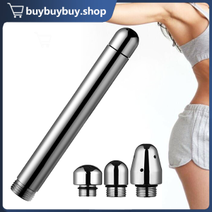 1Set Enema Water Nozzle Colonic Douche System With 3 Nozzles Stainless Steel Vagina Cleaning Tool