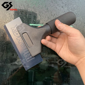 ด้ามจับอลูมิเนียมอัลลอยด์BlueMax  ด้ามรีดฟิล์มกระจกอุปกรณ์ติดตั้งฟิล์มกรองแสงทำความสะอาดกระจกที่รีดติดฟิล์มมือถือฟิล์มipadรีดน้ำสะอาดยางแข็งbulemax