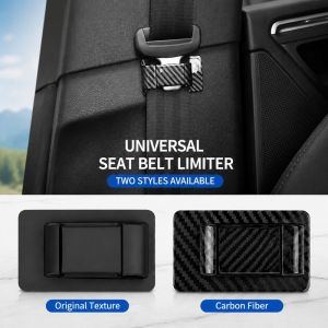 Car Safety Belt Protection Clip Buckle Stoppers Seat Plastic Seat Belt Clamp Buckle Adjustment Lock Fastener Auto Accessories