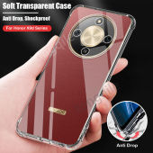 Case For Honor X9d 5G HonorX9d X9 d 2025 Phone Casing Clear Transparent Back Cover Shockproof Amor Bumper Soft TPU Flexible Four Corner Anti Drop Simple