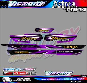 STRIPING VARIASI MOTOR ASTREA PRIMA / STICKER LIST HONDA ASTREA PRIMA