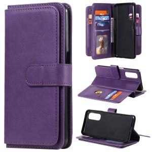 เคสป้องกันเคสแบบพับปิดได้สำหรับ OPPO Realme 13 12 11 10 9 8 Pro Plus กระเป๋าสตางค์หนังแม่เหล็กเคสโทรศัพท์10ช่องเสียบการ์ด