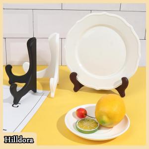 [Hilldora] Portable Easels Plate Holders Picture Frame Display Stand Dish Rack Home Decor