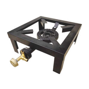 🔶Single Burner Gas Stove | Teflon-Coated | Heavy Duty | Non-stick | Easy to Clean | Auto-Ignition Burner | Portable Gas Stove Single Burner Natural Gas Liquefied Gas Cast Iron Large Size Gas Stoves High Firepower Single Furnace For Family Camping Outdoor
