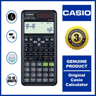 【Original】Scientific Calculator CASIO Fx-991ES plus Solar portable rechargeable calculator Latest Generation Contains 417 Functions