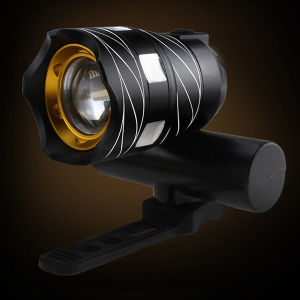 RYLA Bike Headlight Zoomable T6 LED Bicycle USB Rechargeable MTB Lights Waterproof Cycling Front Lamp Torch
