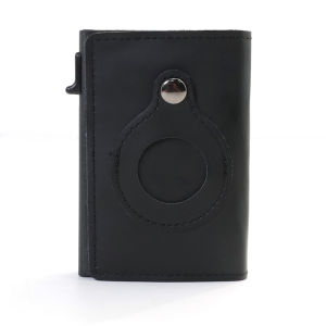 Ví Da Thật Đựng Thẻ Tín Dụng / Danh Thiếp Rfid Dạng Trượt Chống Trộm Thời Trang Cho Nam  Airtag Wallet