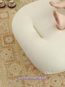 Upholstered Rocking Chair-Tufted Seat Metal Legs Lounge Living Room Bedroom kerusi goyang rehat tangan alas kaki lipa