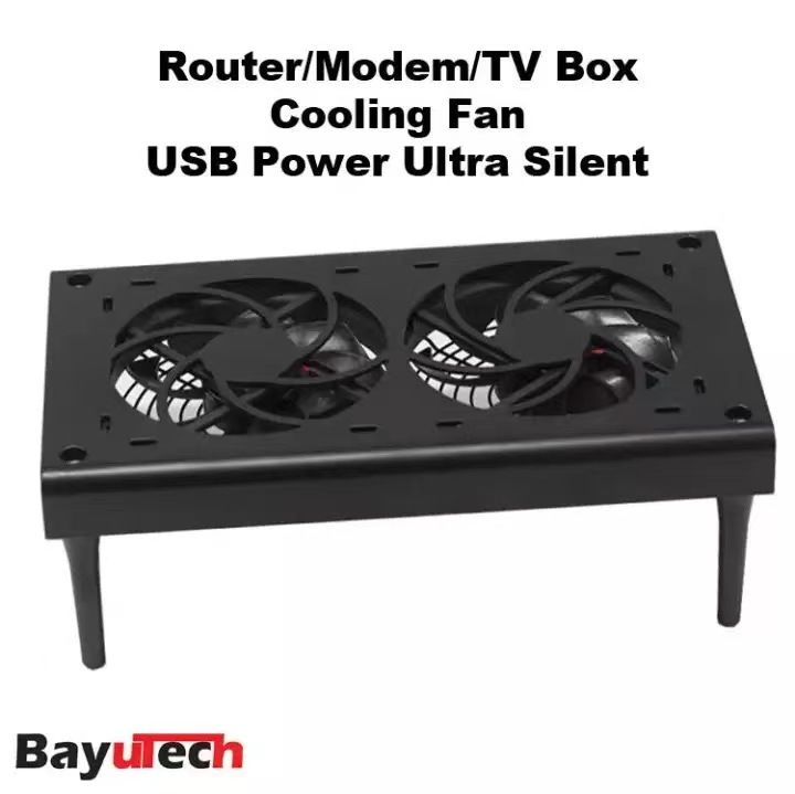 92mm Flexible Cooling Fan With Wrap-Around Bracket - 5V To 12V Boost USB Powered