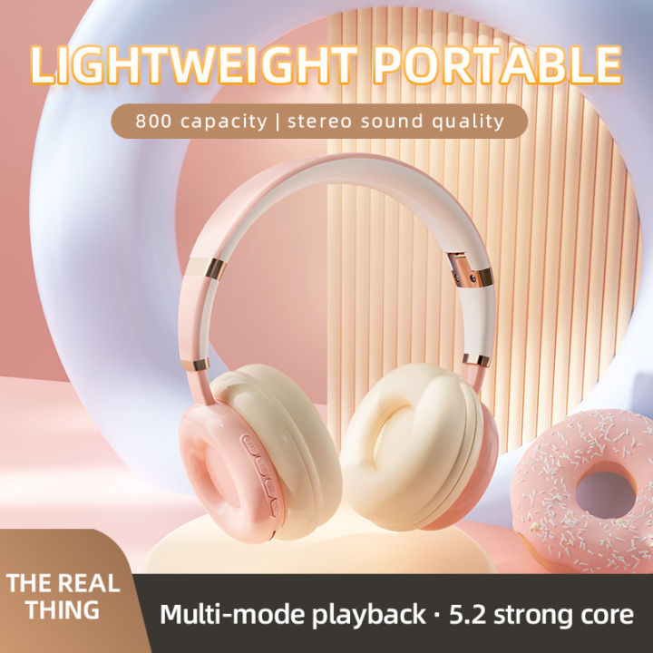 New%20Overhead%20headphone%20girl%20kids%20Bluetooth%20Wireless%20With%20Microphone%20Earphones%20long%20battery%20bluetooth%205.2%20Support%20TF%20Card%20Extra%20Bass%20Gaming%20Noise%20Canceg%20Folding%20Headset%20for%20IOS/Android/PC%20-%20Image%203