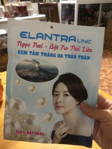 Tắm Trắng Ngọc Trai Tro Núi Lửa Cao cấp Tắm trắng body siêu trắng 300g