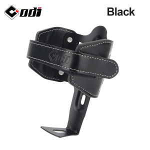 Bicycle water bottle holder retro cowhide leather mountain bike water bottle holder adjustable mountain bike water bottle holder suitable for folding mountain bikes