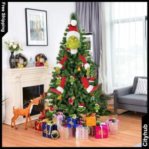 5PCS Arm Leg Head Ornaments Holder Grinch Tree Decor Xmas for Xmas Party