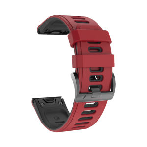 Zenia 22mm Quick fit Skin-friendly Silicone Watch Strap for Garmin Fenix 8 E 7 6 Pro Sapphire Solar 5 Quatix Approach S70 47mm S60 S62 D2 Mach 1 Delta MARQ Golfer Descent G1 G2 Instinct 3 45mm Crossover Tactical Esports Camo Surf epix Gen 2 Amazfit Falcon