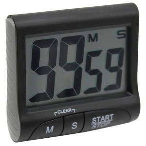 【SG】Digital Timer Magnetic LCD Digital Kitchen Big Digit Timer Count-Up Down Clock Alarm Electronic Cooking Baking Timer