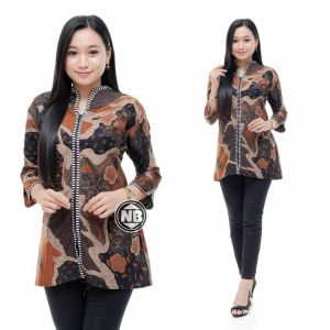 BATIK WANITA FULL RESLETING DEPAN MEWAH ELEGAN