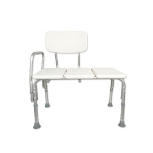 เก้าอี้นั่งอาบน้ํา แบบยาว สําหรับผู้สูงอายุ ผู้ป่วย มีพนักพิงแขนและหลัง ปรับระดับได้ โครงสร้างผลิตจากอลูมิเนียมอัลลอยด์ ไม่เป็นสนิม