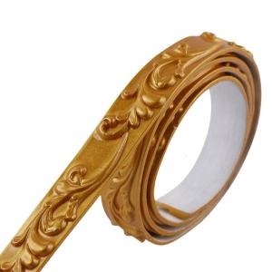 Self Adhesive Flexible Molding Trim 16.4feet Peels and Stick Wall Trim for Home Decoration Ceiling and Cabinet Border Enhancement
