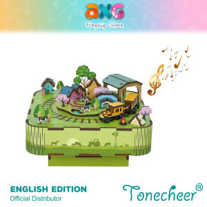 Tonecheer Singing In the Meadow Music Box (TQ059) DIY Wooden Musical Movement Box