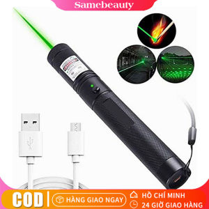 Công suất cao USB Laser 303 Green Laser Pointer - 532nm Focus Điều chỉnh Red/Green/Purple Dot 5mw Kết hợp tập trung có thể nhìn thấy