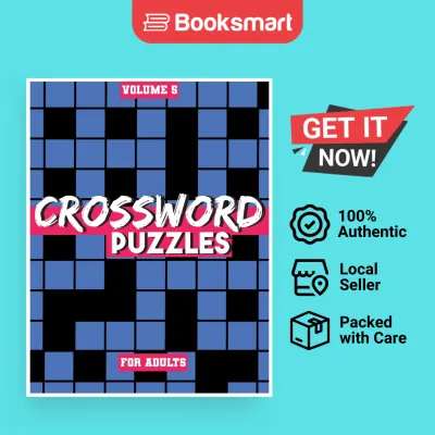 Crossword Puzzles For Adults Volume 5 - Paperback - English - 9781777262662
