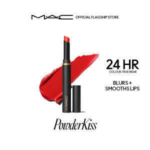 MAC  Powder Kiss Velvet Blur Slim Stick / hydrating lipstick with mega bold colour matte finish – Best seller makeup​