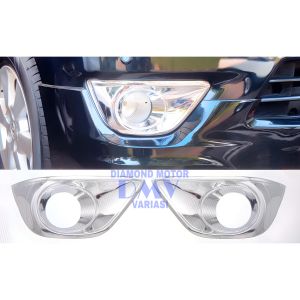 Garnish List Cover Ring Foglamp Chrome Bemper Depan Toyota Grand New Innova 2011 2012 2013