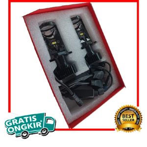 Sepasang Head Lamp Mobil H4 LED Tembus Hujan Expander Mazda 2 Grenmex Lampu Depan Utama 12 Volt 6000K Variasi Proyektor Xenia Avanza Lama Headlight Super Terang Evalia Innova