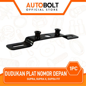 Dudukan Plat Nomor Depan Supra & Supra Fit Lama & Supra X Bracket Breket Braket Plat Besi