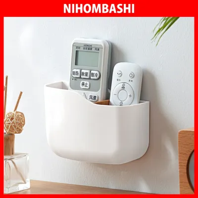 2in1 Remote control holder for Air Conditioner TV controller mobile Wall Mounted Organizer Hanging Wall Storage Rack